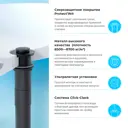 Раковина для ванной подвесная накладная Wellsee Festive Fox 20213435R с донным клапаном Полукруг 45x40 см цвет белый