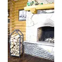 Дровница I Loft You Домик 90 35х35х90 см металл черный