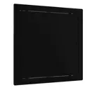 Ревизионный люк Evecs L1515N black 17.40x17.40 см нажимной с фланцем пластик