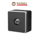 Розетка ТВ оконечная накладная Werkel Gallant a050969 цвет черный