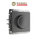 Диммер встраиваемый Werkel a051686 600 Вт цвет графит