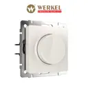 Диммер встраиваемый Werkel a051183 600 Вт цвет перламутровый рифленый