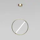 Светильник подвесной светодиодный EUROSVET Element 1 м² изменение оттенков белого свет цвет бронза