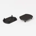 Заглушка для шинопровода Elektrostandard Slim Magnetic Round 85134/00 цвет черный 2 шт