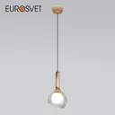 Подвесной светильник с плафоном EUROSVET 50188/1 золото
