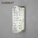 Настенный светильник светодиодный Eurosvet 40259 хрусталь холодный белый (голубой) свет цвет серый/серебристый