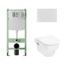 Комплект инсталляция с унитазом Hansgrohe ALS.SIS1101.WHHGSET002 цвет белый