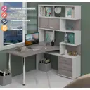 Стол Мэрдэс СР-420/150 БЕНН-ПРАВ 130x199x150 см лдсп цвет белый, ясень шимо светлый