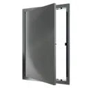 Ревизионный люк Evecs L2030N gray 22.30x32.30 см нажимной с фланцем пластик