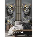 Фотообои 3D Verol Девушка, темный барельеф с золотом 433-ФФО-05968/2 листа 270x100 см