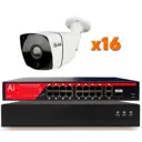Комплект уличного видеонаблюдения IP PS-link KIT-C216IP-POE 2 Мп 16 камер с POE питанием 2624