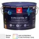 Краска для стен и потолков Tikkurila Euro Extra полуматовая цвет белый база А 9 л