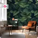 Фотообои флизелиновые Bartonwall 300x270 см Растения Листья M174