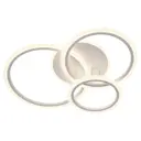 Люстра потолочная светодиодная Rivoli Б0066426 с пультом управления 25 м² регулируемый белый свет цвет белый