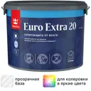 Краска для стен и потолков Tikkurila Euro Extra полуматовая прозрачная база С 9 л