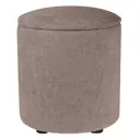 Пуф букле Альфа-2 коричневый 35x41.5 см