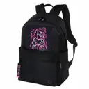 Рюкзак Brauberg Fashion city 31x44x16 см полиэстер цвет черный/малиновый
