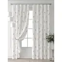 Комплект штор At home Базовая коллекция AT521603-230 на шторной ленте 230x150 см цвет белый