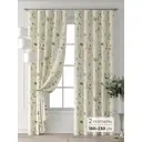 Комплект штор At home Базовая коллекция AT521618-230 на шторной ленте 230x150 см цвет бежевый