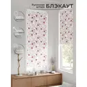Рулонная штора блэкаут At Home AT783381068, 68x170 см, цвет белый, красный