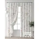 Комплект штор At home Базовая коллекция AT521558-250 на шторной ленте 250x150 см цвет белый