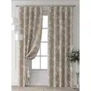Комплект штор At home Базовая коллекция AT521613-250 на шторной ленте 250x150 см цвет бежевый