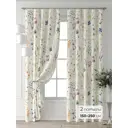 Комплект штор At home Базовая коллекция AT521637-250 на шторной ленте 250x150 см цвет бежевый