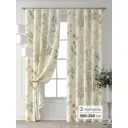 Комплект штор At home Базовая коллекция AT521648-250 на шторной ленте 250x150 см цвет бежевый