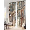 Комплект штор на ленте At Home Джозеф 150x260 см блэкаут цвет синий/коричневый/голубой AA900762