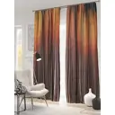 Комплект штор на ленте At Home Тониф 150x260 см блэкаут цвет оранжевый/фиолетовый AA900921
