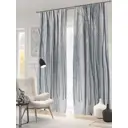 Комплект штор на ленте At Home Тоунс 150x260 см блэкаут цвет серебристый/белый/серый AA900936