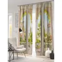 Комплект штор на ленте At Home Эрлик 150x260 см блэкаут цвет синий/голубой/черный/зеленый AA900948