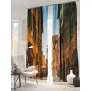 Штора на ленте At Home Литли 150x260 см блэкаут цвет синий/оранжевый/голубой AA900980