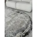Ковер Laxmi Rimma Lux Gray овал 240x340 см полипропилен