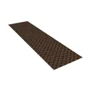 Коврик грязезащитный Shahintex Береста 60x200 см коричневый 02 S