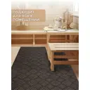 Коврик грязезащитный Ковровия Орнамент 100x200 см мокко 02 S