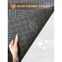 Коврик грязезащитный Icarpet Лабиринт с тиснением 60x200 см серый 01 S
