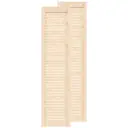 Жалюзийная дверь 2 шт Timber&Style 1205x294x20 мм сосна сорт Экстра