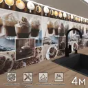 Стеновая панель глянцевая Фартукофф Гляссе 400x60x0.15 см ПВХ цвет разноцветный