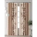 Комплект штор At home Базовая коллекция AT709045-280 на шторной ленте 280x150 см цвет бежевый
