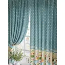 Комплект штор At home Базовая коллекция AT920710 на шторной ленте 180x150 см цвет синий