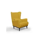 Кресло Диван не мебель Вегас 75x90x85 см искусственный мех цвет желтый
