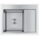 Врезная мойка Hoffger HFG-5848S-L 48x58x22 см нержавеющая сталь цвет сатин