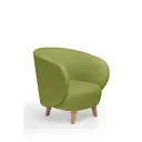 Кресло Диван не мебель Мод 71x79x75 см искусственный мех цвет зеленый