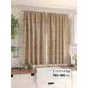 Комплект штор At home Базовая коллекция AT920214 на шторной ленте 180x150 см цвет желтый