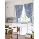 Комплект штор At home Базовая коллекция AT920134 на шторной ленте 180x150 см цвет синий