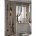 Комплект штор At home Базовая коллекция AT524229280 на шторной ленте 280x150 см цвет коричневый
