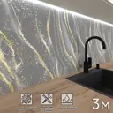 Стеновая панель Фартукофф Порто Венере 300x60x0.15 см ПВХ цвет разноцветный