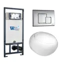 Комплект инсталляция с унитазом Weltwasser 542383 цвет белый