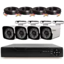 Комплект уличного видеонаблюдения AHD PS-link KIT-C204HD 2 Мп 4 камеры 3001